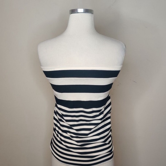 Free People Striped Ruched Tube Top - Picture 6 of 7